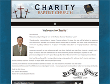 Tablet Screenshot of charitybaptistchurch.org